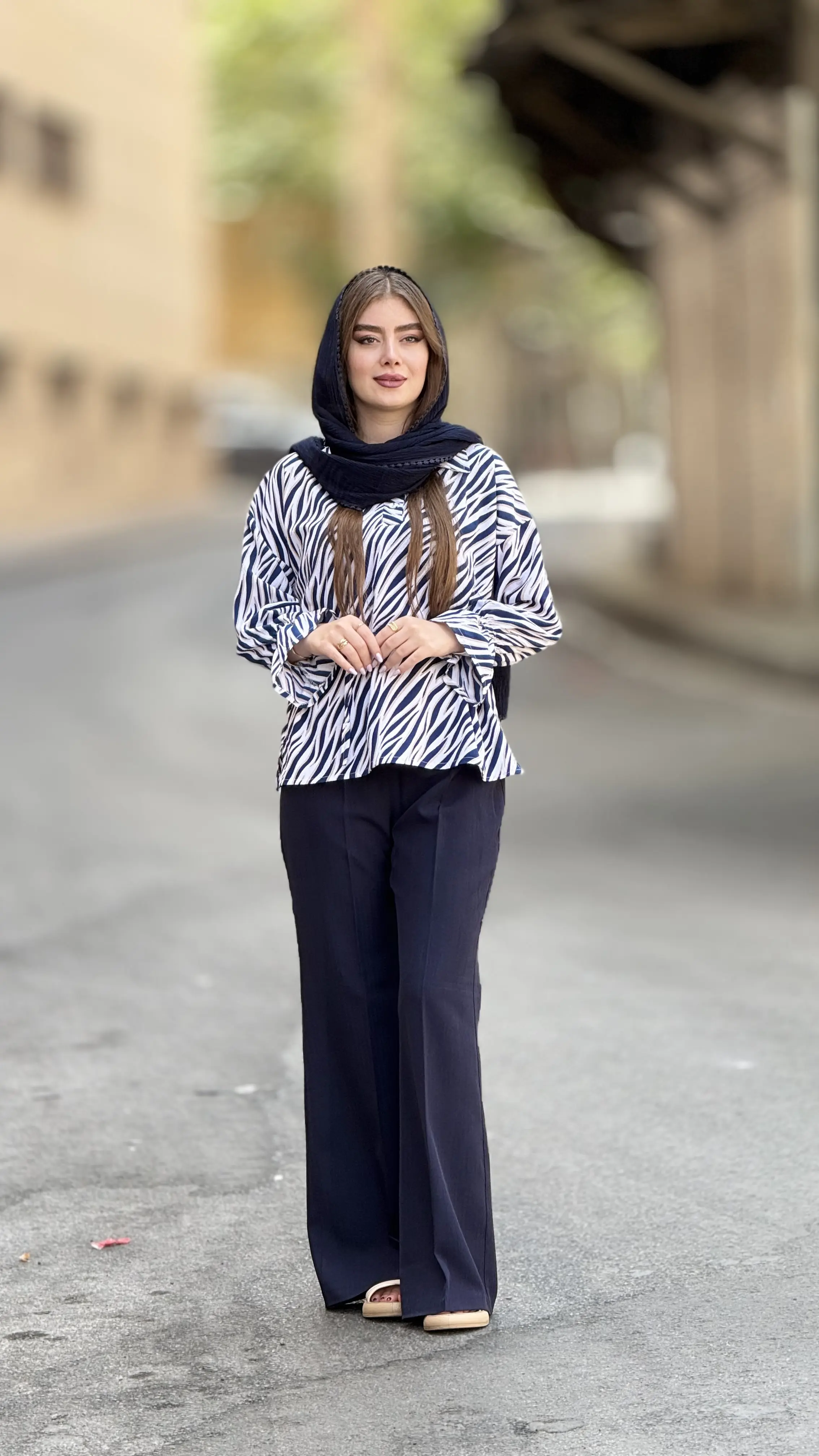 شومیز دور کمر دار ینزی عروسکی